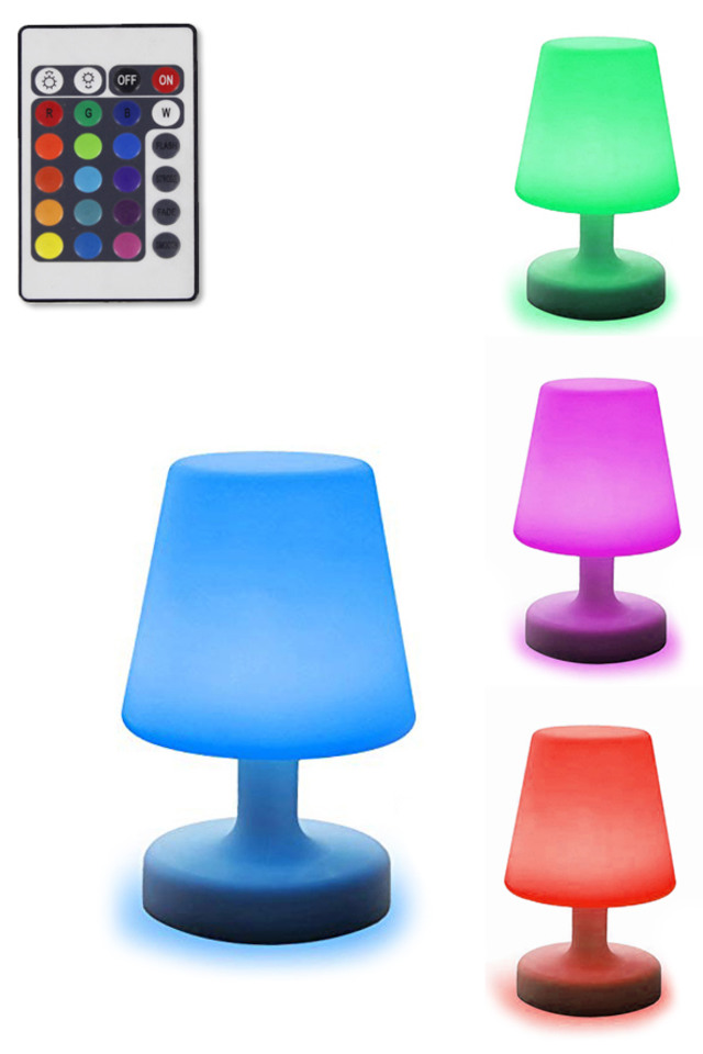 Multi Colour Led Table Lamp, Small Led Table Lamp