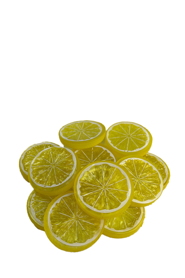 ARTIFICIAL ARTIFICIALS FRUIT FRUITS LEMON LEMONS SLICE SLICES