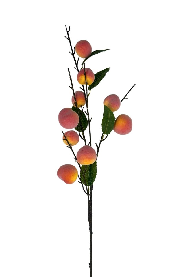 ARTIFICIAL ARTIFICIALS FRUIT FRUITS PEACH PEACHES SPRAY SPRAYS SPRAIE