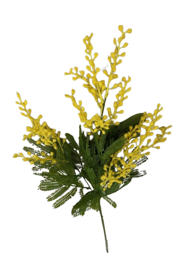 WATTLE WATTLES ARTIFICIAL ARTIFICIALS FLOWERS FLOWER NATIVES NATIVE SPRAY SPRAYS SPRAIE