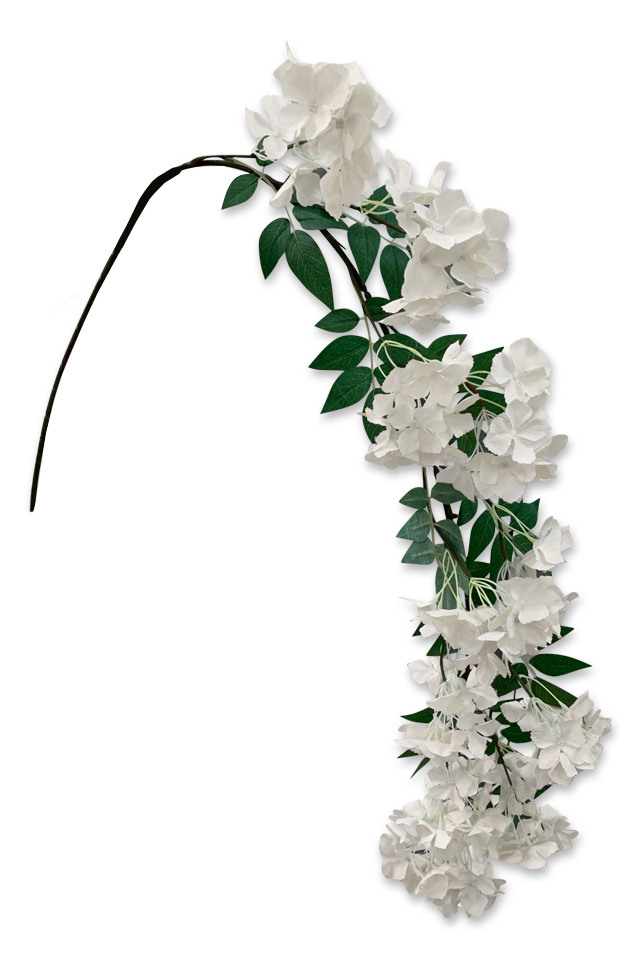 HYDRANGEA HYDRANGEAS 92CM 92CMS FLOWER FLOWERS ARTIFICIAL ARTIFICIALS SPRAY SPRAYS SPRAIE
