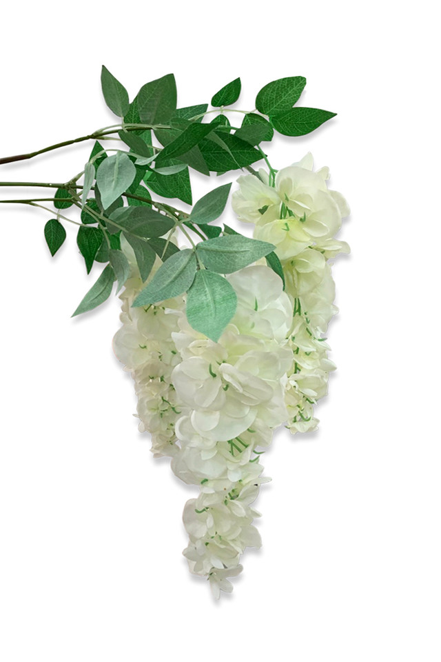 WISTERIA WISTERIUM FLOWER FLOWERS 108CM 108CMS ARTIFICIAL ARTIFICIALS HANGING HANGINGS SPRAY SPRAYS SPRAIE X