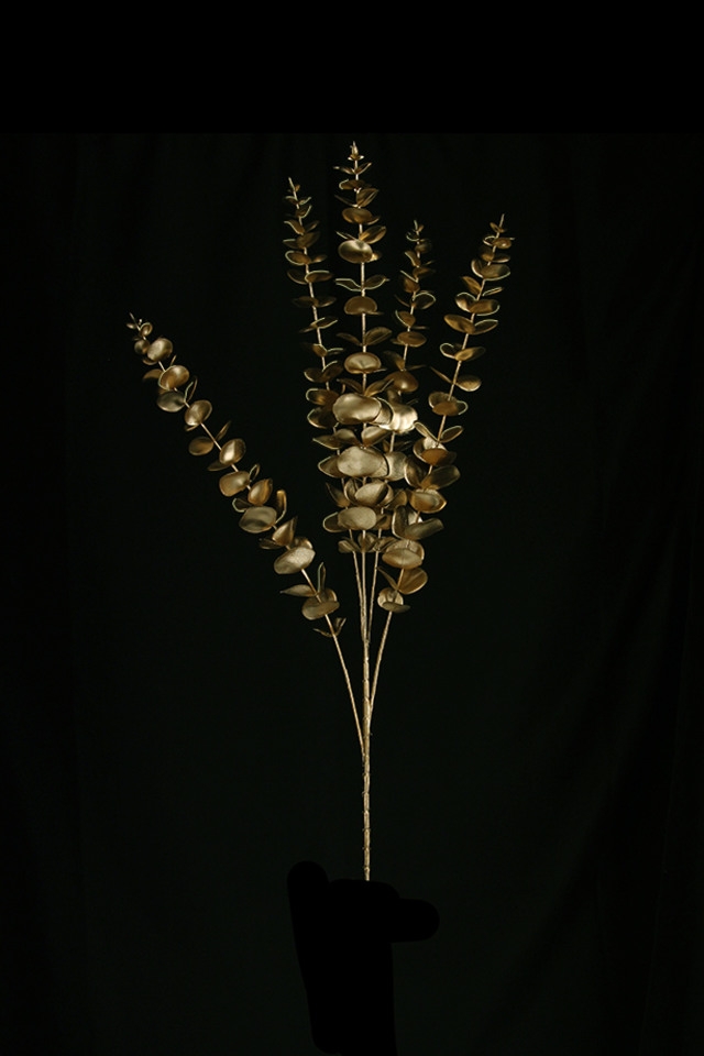 FLOWER FLOWERS ARTIFICIAL ARTIFICIALS SPRAY SPRAYS SPRAIE STEM STEMS GOLD GOLDS SOLID SOLIDS EUCALYPTUS EUCALYPTU