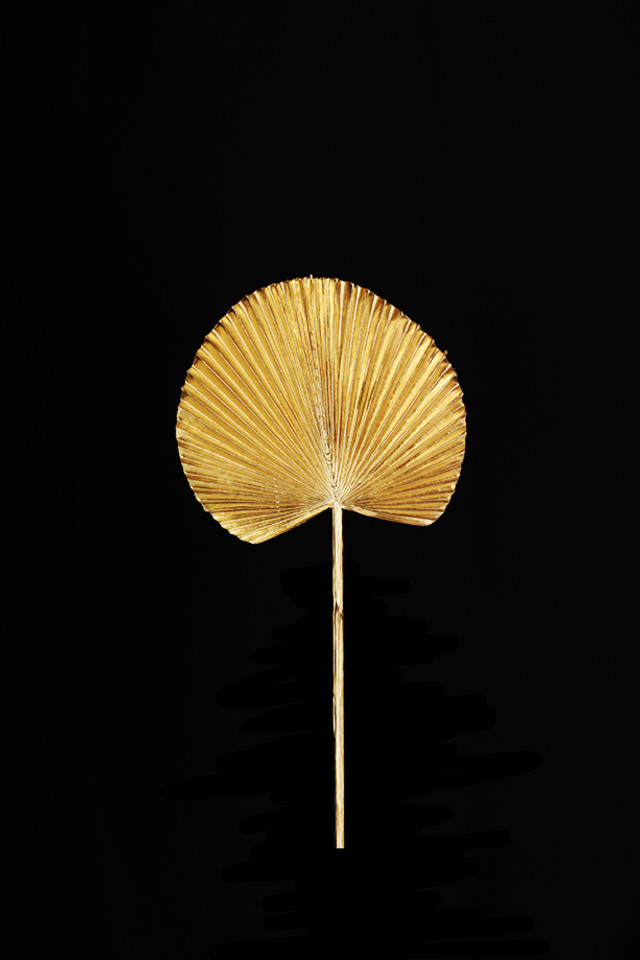 FLOWER FLOWERS ARTIFICIAL ARTIFICIALS SPRAY SPRAYS SPRAIE STEM STEMS GOLD GOLDS SOLID SOLIDS LARGE LARGES FAN FANS PALM PALMS