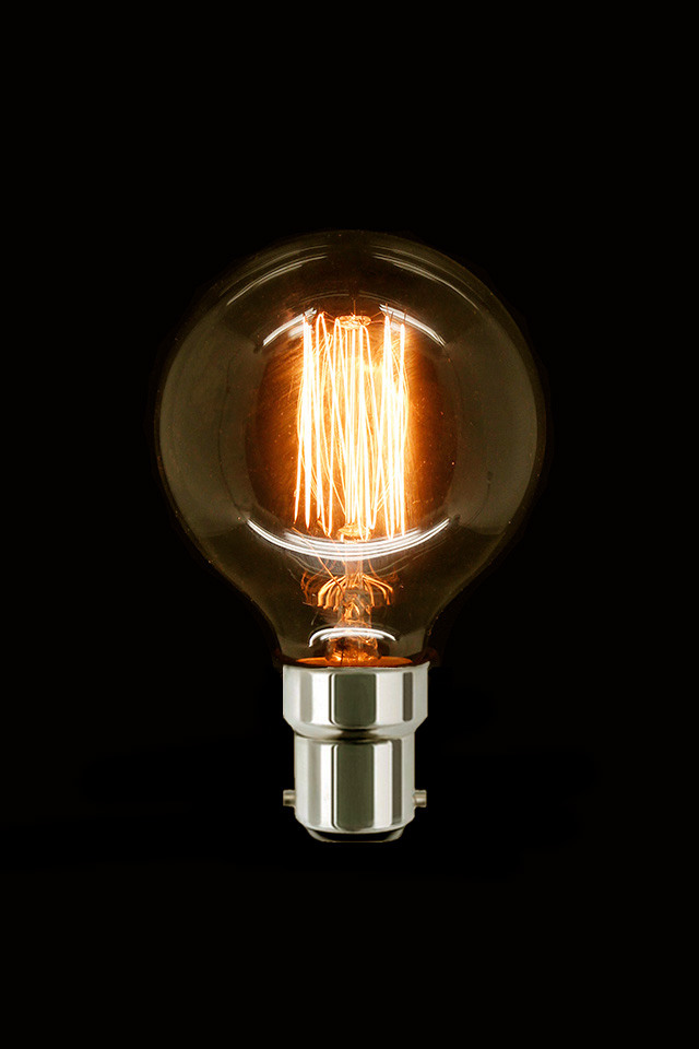 G80 25w B22 Tungsten Bulb Squirrel Cage