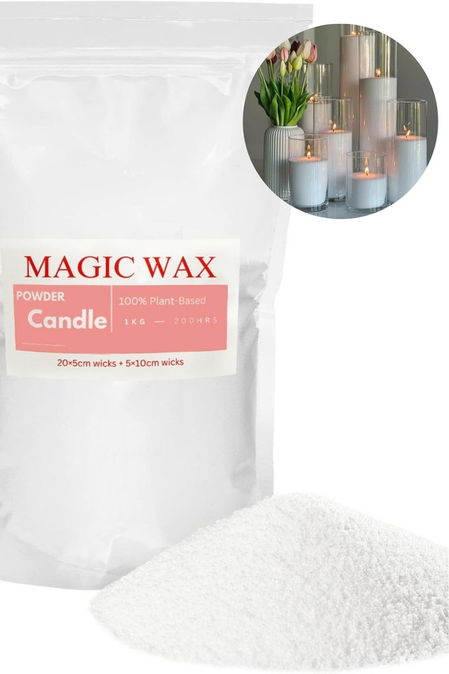WAX WAXES CANDLE CANDLES REAL REALS TEA TEAS LIGHT LIGHTS T-LITE T-LITES TLITE TLITES PILLAR PILLARS DINNER DINNERS WICK WICKS TAPER TAPERS POWDER POWDERS FLAKE FLAKES GRANULE GRANULES MAGIC MAGICS POWDERED POWDEREDS KG KGS KIT KITS