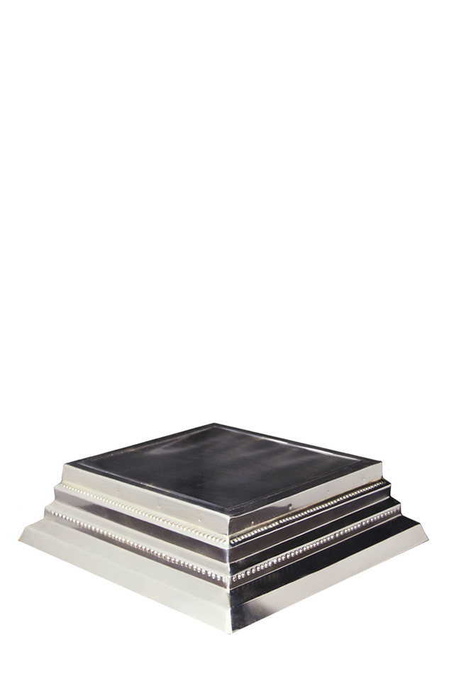 SILVER SILVERS PLATED PLATEDS CAKE CAKES STAND STANDS SQUARE SQUARES WEDDING WEDDINGS PLATTER PLATTERS TAPERED TAPEREDS
