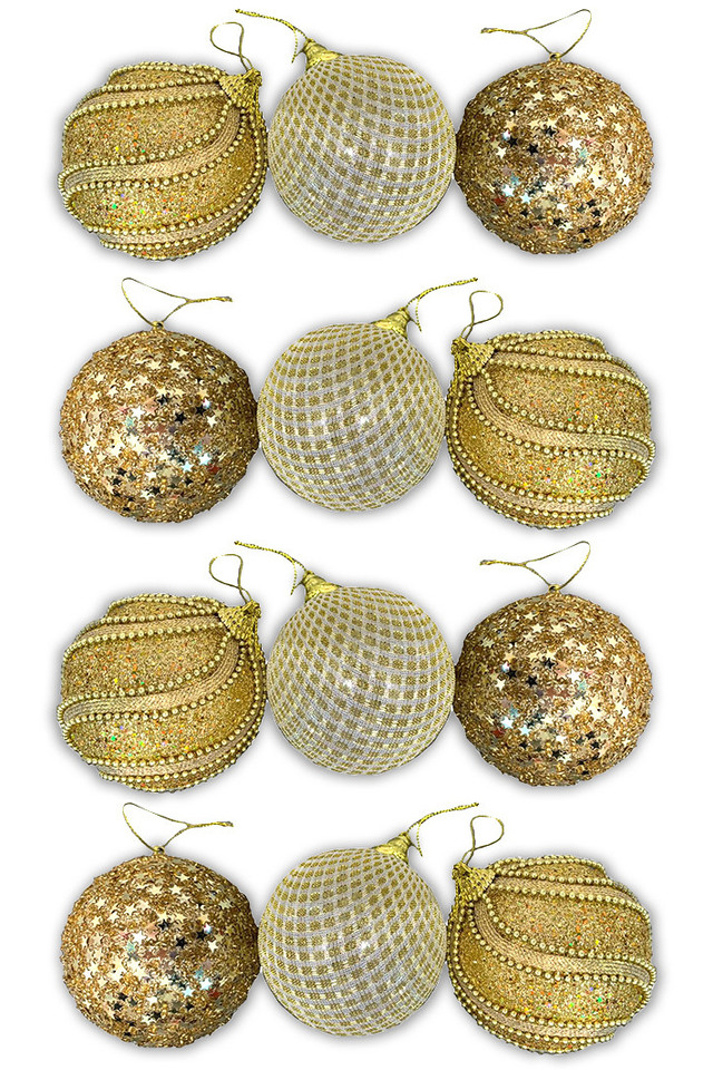 FROSTED FROSTEDS HANGING HANGINGS SPHERE SPHERES XMAS XMA CHRISTMAS CHRISTMA DECORATION DECORATIONS BAUBLE BAUBLES ASSORTED ASSORTEDS GOLD GOLDS PCS PC