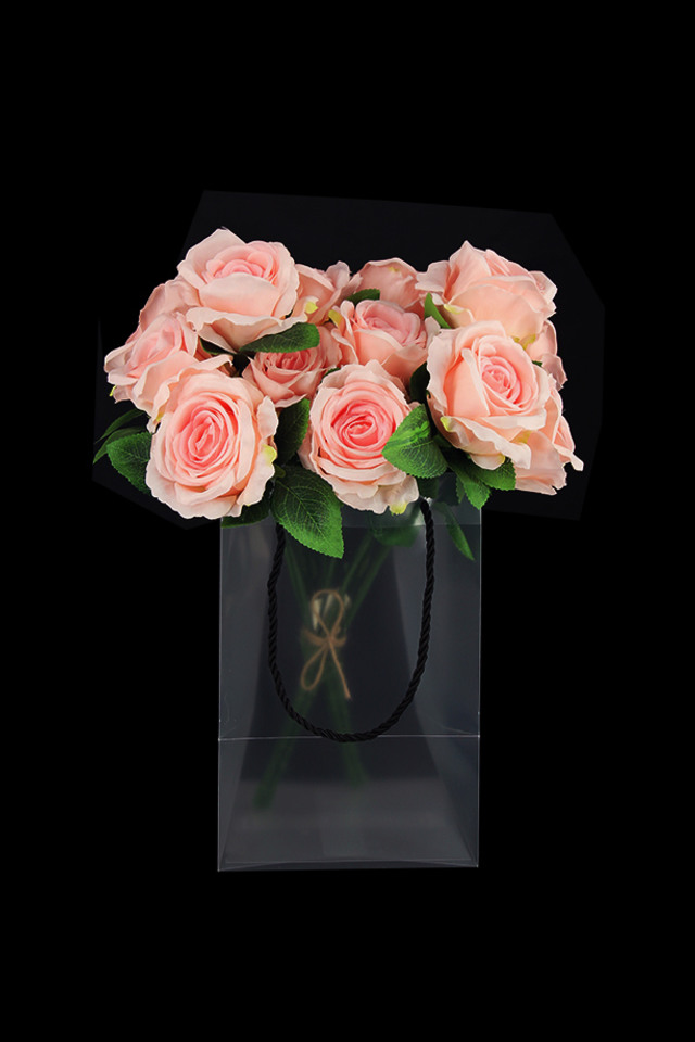 CONTAINER CONTAINERS PP PPS FLOWER FLOWERS FLORAL FLORALS BAG BAGS CARRY CARRIES CARRIE CLEAR CLEARS 18X18X27CMH 18X18X27CMHS PLASTIC PLASTICS ROSE ROSES BOX BOXES VALENTINES VALENTINE
