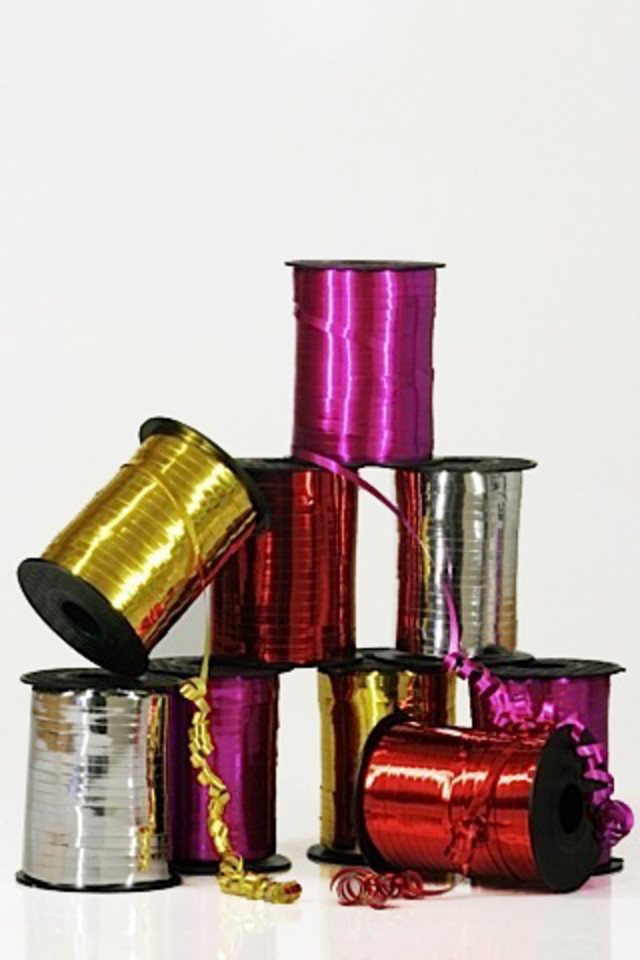 RIBBON RIBBONS TIE TIES TY CURLING CURLINGS CURL CURLS BALLOON BALLOONS METALLIC METALLICS CRIMPED CRIMPEDS PET/PP PET/PPS RIB RIBS 5MM 5MMS X500YD X500YDS CHRISTMAS CHRISTMA RRIBBON RRIBBONS