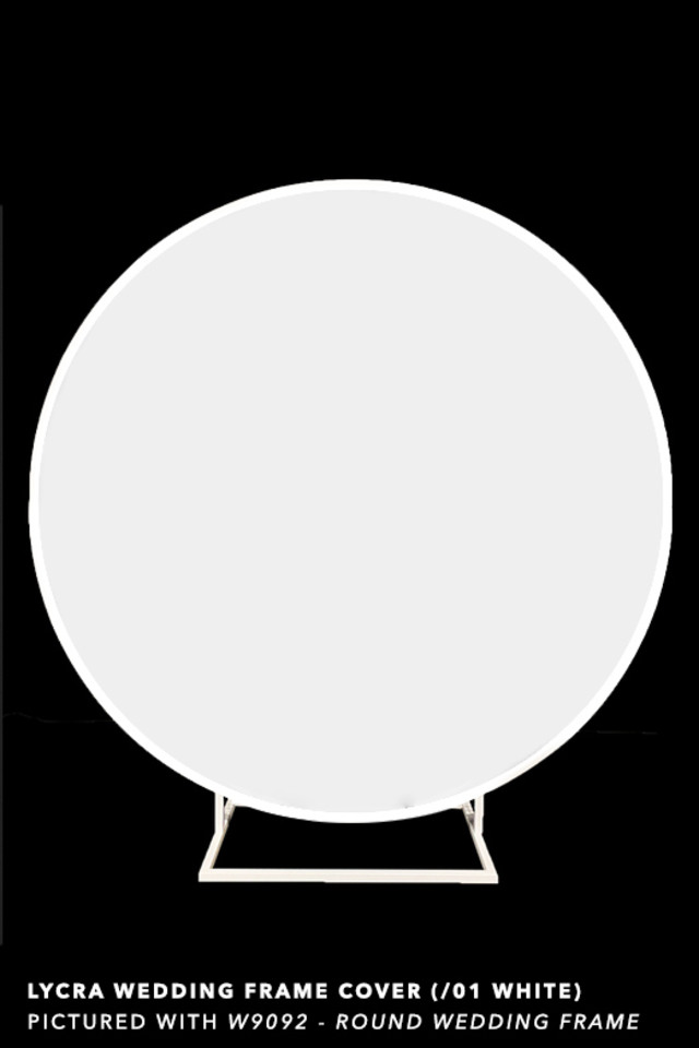 EVENT EVENTS WEDDING WEDDINGS FURNITURE FURNITURES FRAME FRAMES BACK BACKS DROP DROPS BACKDROP BACKDROPS BRIDE BRIDES BRIDAL BRIDALS ARCH ARCHES METAL METALS SYSTEM SYSTEMS LYCRA LYCRAS COVER COVERS SPANDEX SPANDEXES ROUND ROUNDS